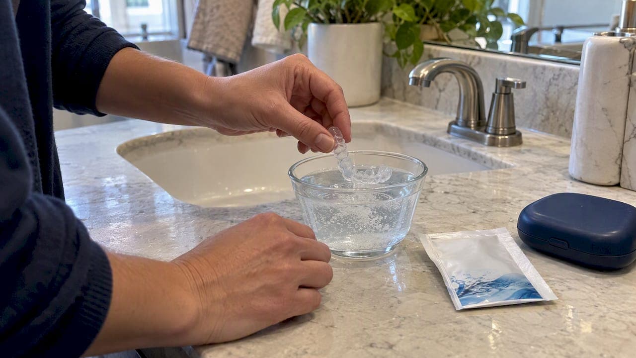 Invisalign Cleaning: 10–15 Minute Soaks Matter More Than Gadgets